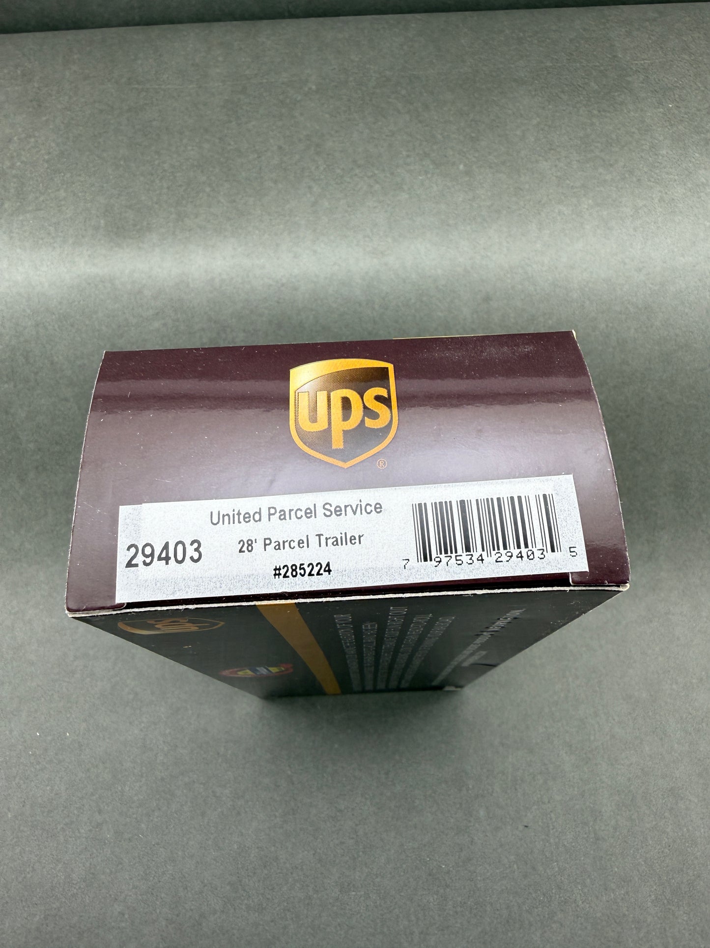 Athearn 29403 HO Scale #285224 28' Parcel Trailer, UPS