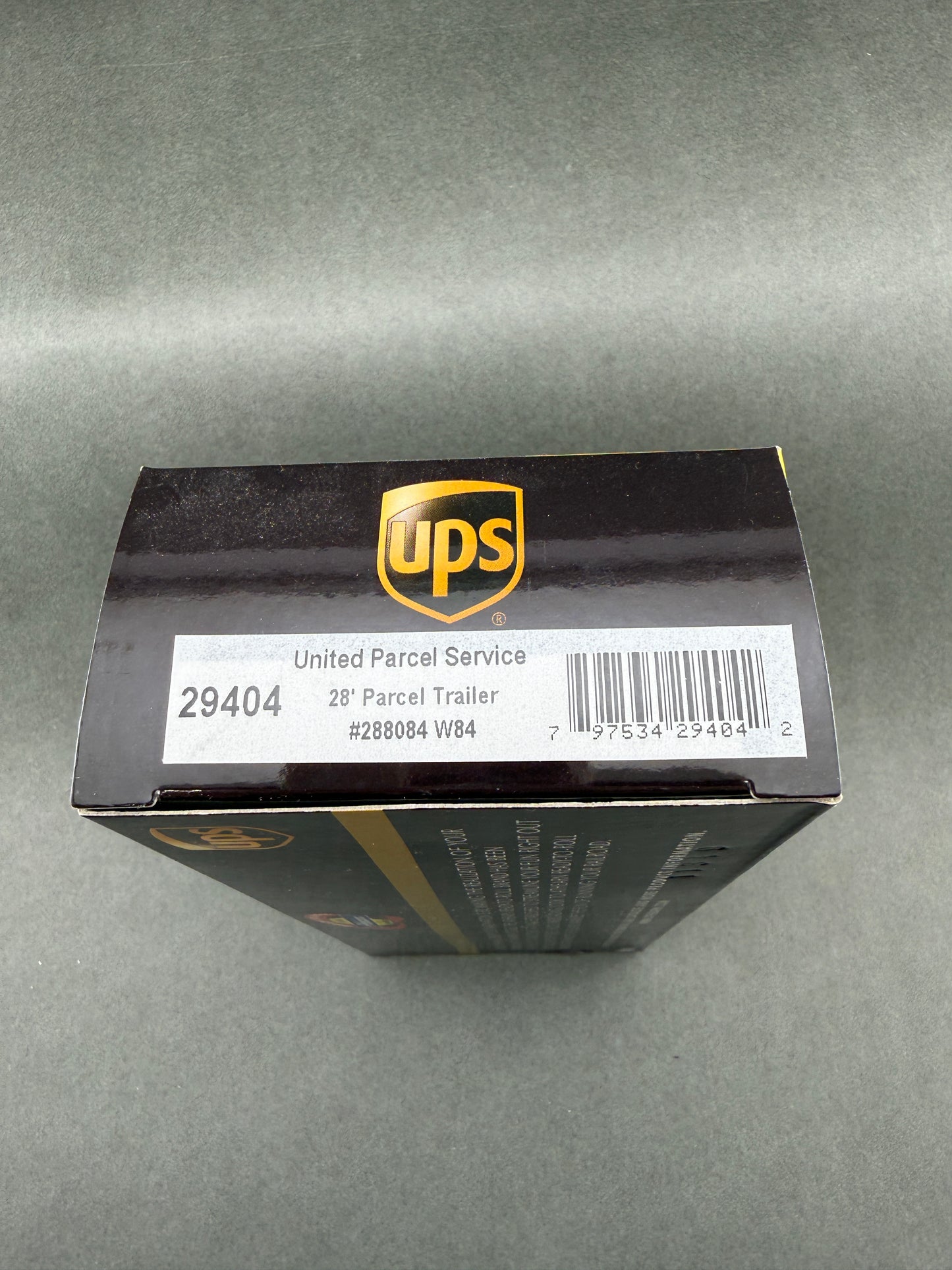 Athearn 29404 HO Scale #288084 28' Parcel Trailer, UPS