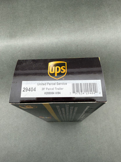 Athearn 29404 HO Scale #288084 28' Parcel Trailer, UPS