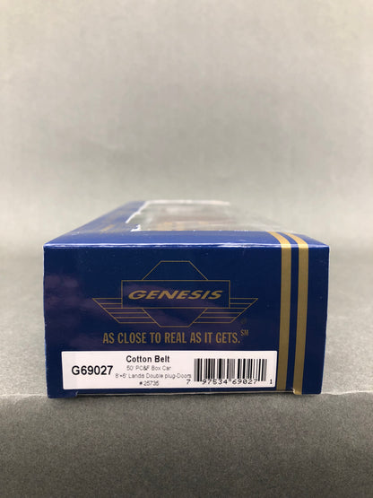 G69027 Cotton Belt  50' PC&F Box Car 8'+6' Landis Double Plug-Doors