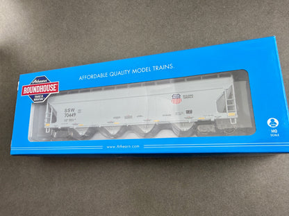 ATH RND 15216 HO 70449 ACF 5250 Centerflow Hopper Cotton Belt UP Logo