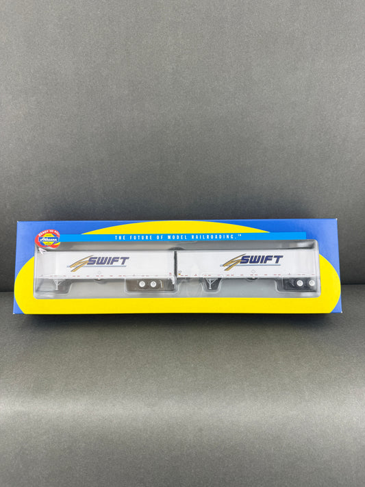 Athearn 28408 RTR 53' Wabash Duraplate 2-Pack, Swift