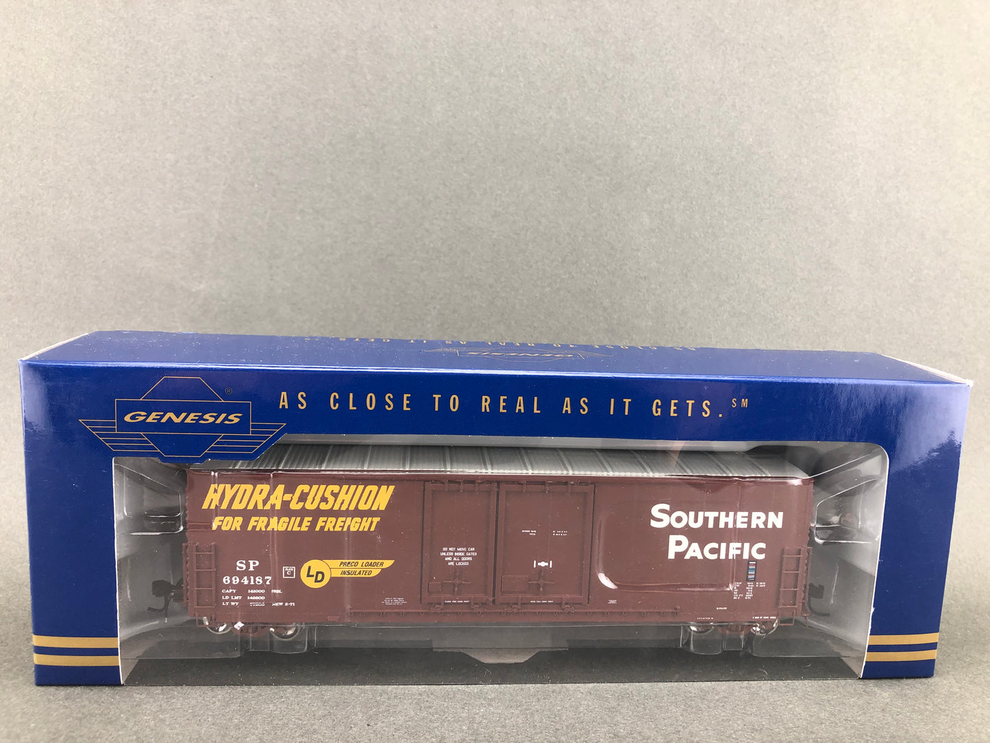 G69021 Southern pacific 50' PC&F Box Car 8'+6' Landis Double Plug-Doors