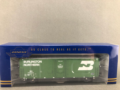 G69001 Burlington Northern 50' PC&F Box Car 10' plug door welded box car