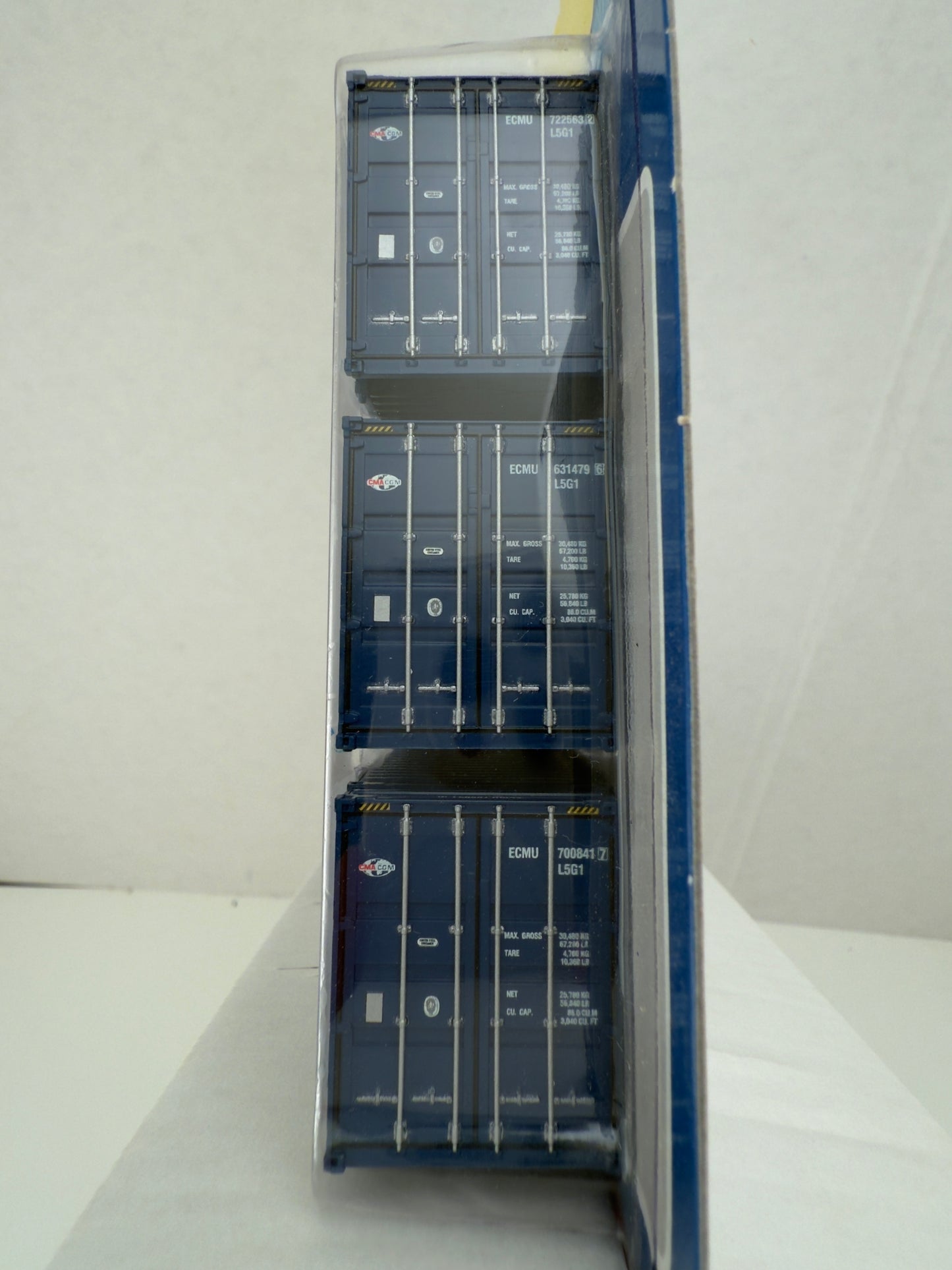 ATH 28866 CMA CGM 45' Container 3 pack Intermodal