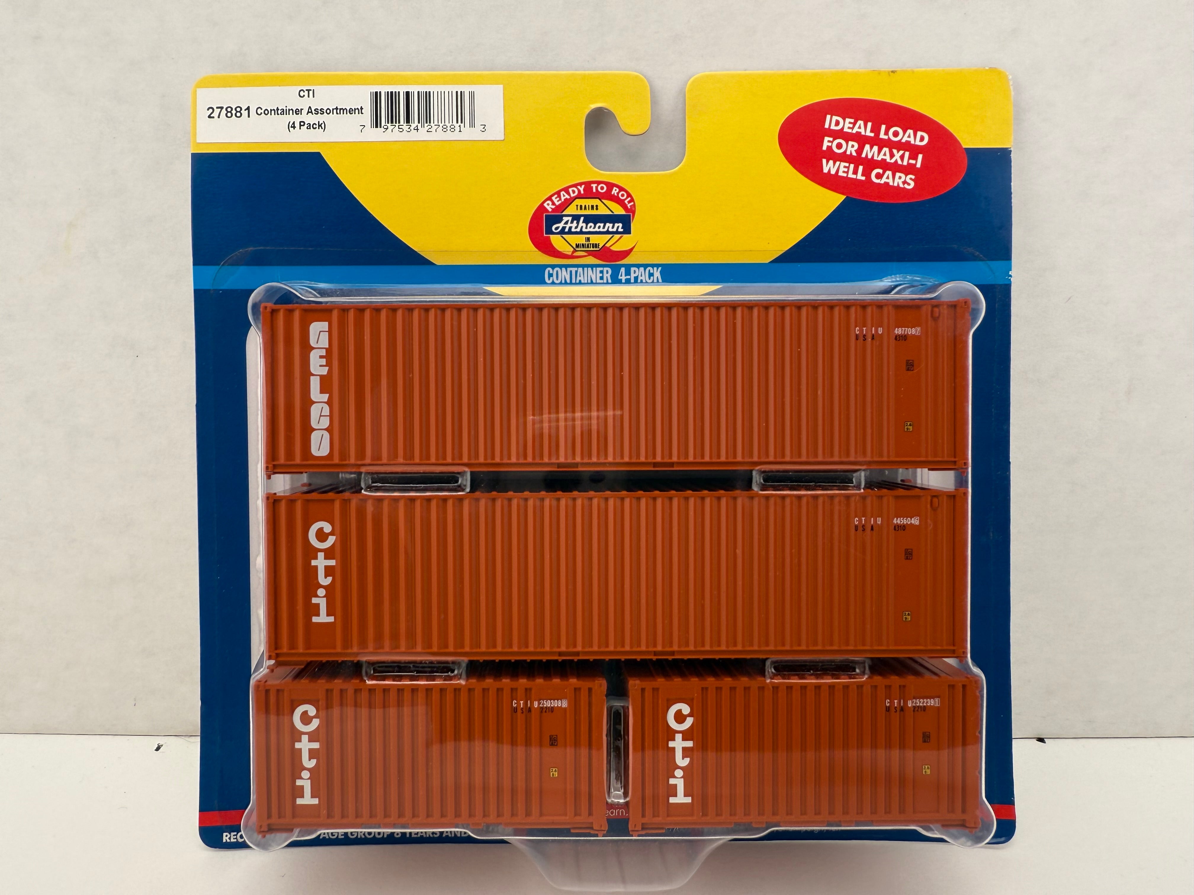 ATH 27881 CTI Container Assortment (4 pack) Intermodal – PPW/A-Line ...