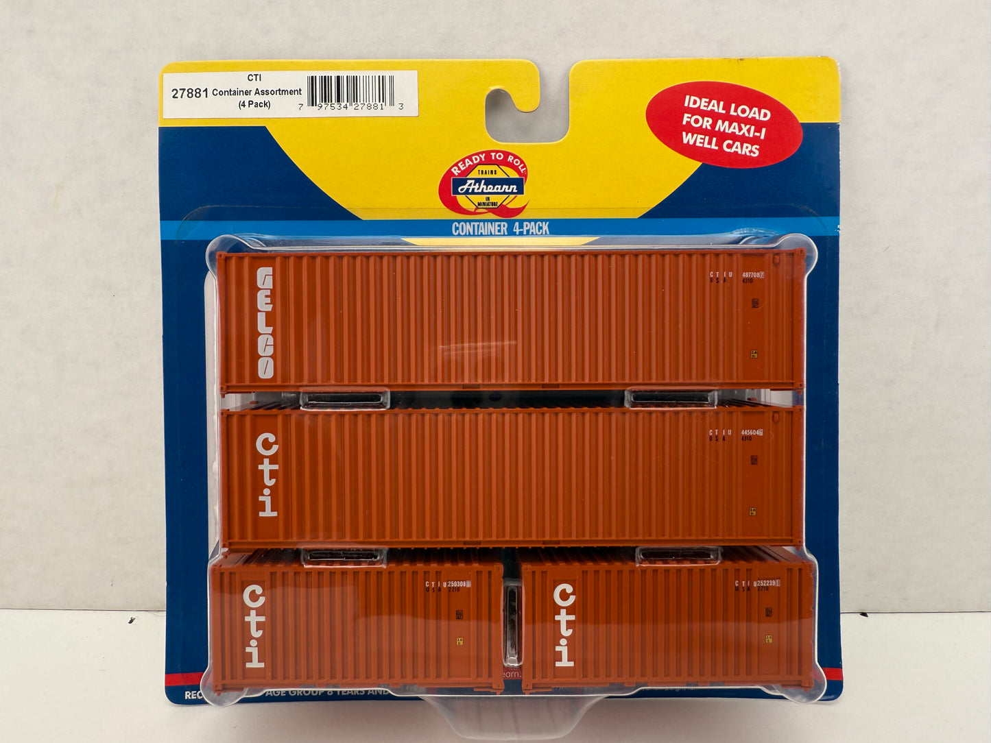 ATH 27881 CTI Container Assortment 4 pack Intermodal
