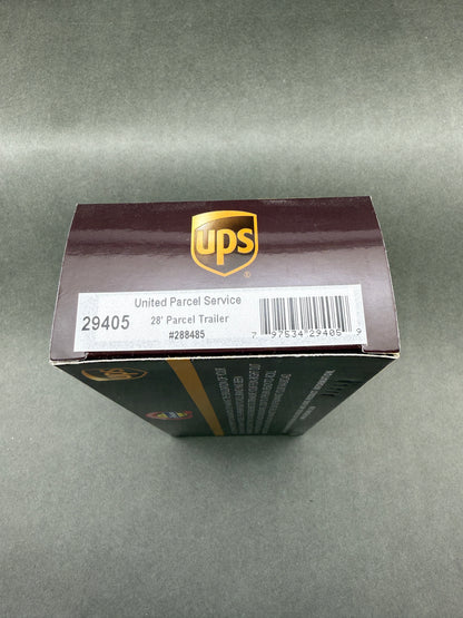 Athearn 29405 HO Scale #288085 28' Parcel Trailer, UPS