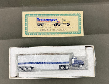 Trainscapes Limited Edition Truck #3 45' Axle Wood Chip Trailer, 3 Axle Kw Tractor w/ Air Roll 2 out of 50
