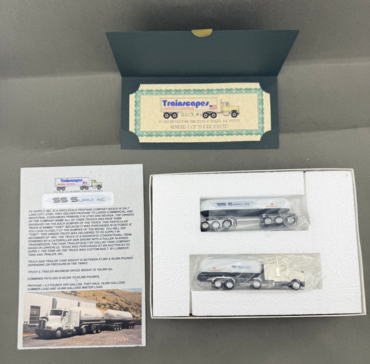 Trainscapes Limited Edition Truck #4 10 Axle Kw Propane Tank Truck & Trailer, S.S. Supply 1 out of 75