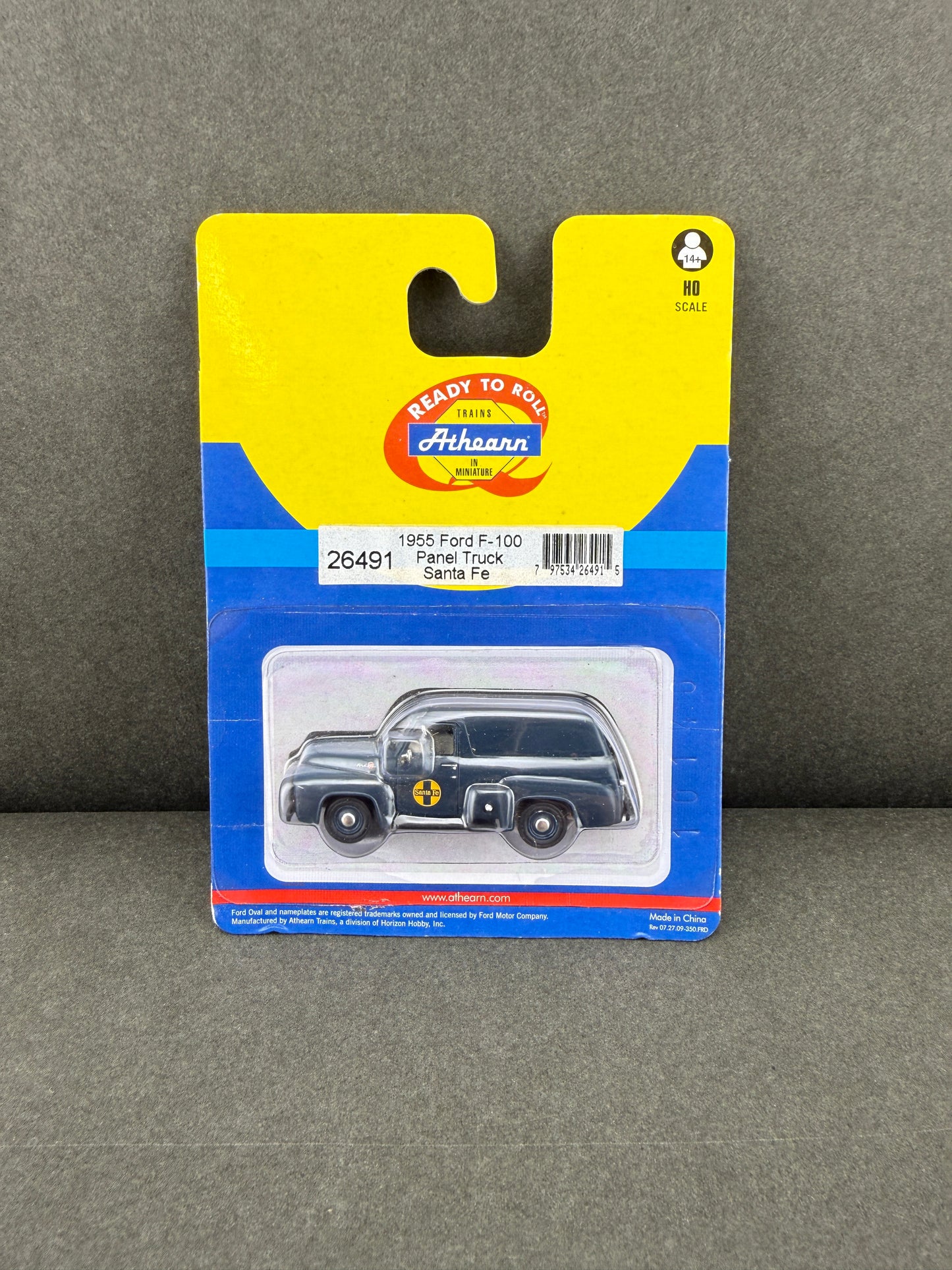 Athearn 26491 HO Santa Fe 1955 Ford F-100 Panel Truck