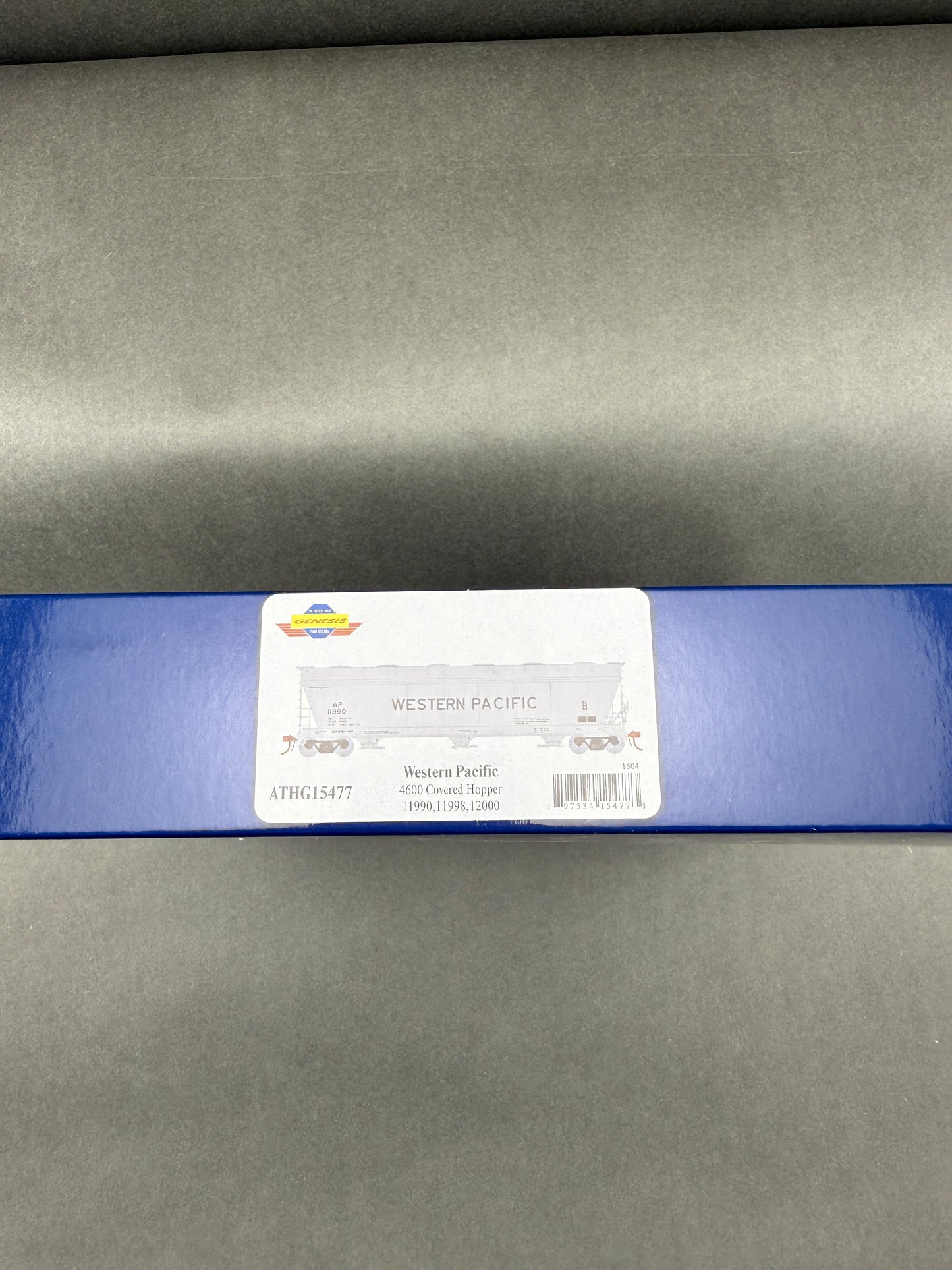 ATH ATHG15477 HO 11990 11998 12000 4600 Covered Hopper 3 Pack Western Pacific