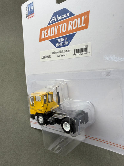 Athearn 29140 HO RTR Yellow w/ Black Bumper Yard Tractor