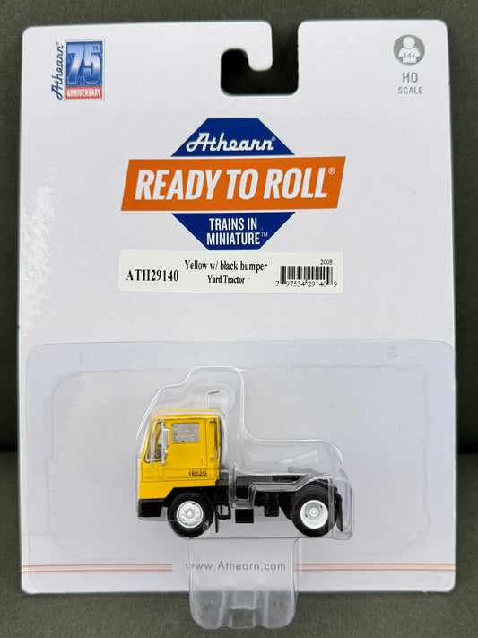Athearn 29140 HO RTR Yellow w/ Black Bumper Yard Tractor