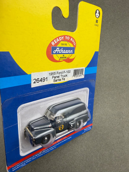 Athearn 26491 HO Santa Fe 1955 Ford F-100 Panel Truck