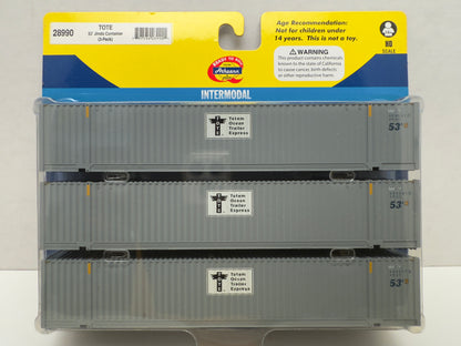 ATH 28990 TOTE 53’ Jindo Container (3-pack) Intermodal