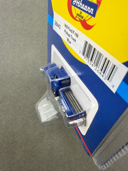 Athearn 26443 HO Scale Blue 1955 Ford F-100 Pickup Truck