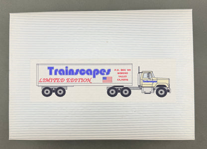 Trainscapes Limited Edition Truck #8 Lefebvre & Sons 108' Concrete I-Beam Hauler with Escort 2 out of 75
