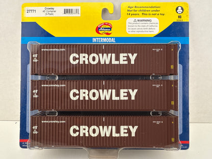 ATH 27771 Crowley 45’ Container 3 pack Intermodal