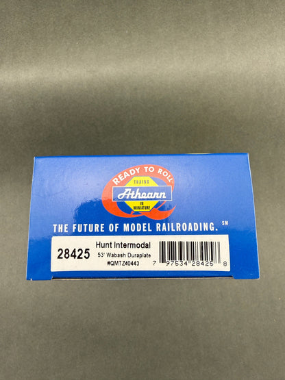 ATH 28425 RTR QM TZ #40443 53' Wabash Duraplate  Hunt Intermodal