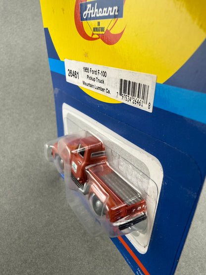 Athearn 26461 HO Mountain Lumber 1955 Ford F-100 Pickup Truck