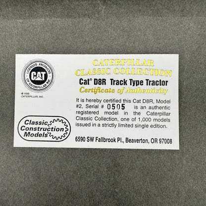 Classic Construction Models Caterpillar CAT D8R Track-Type Tractor Limited Edition