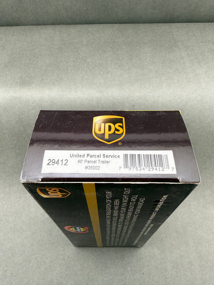 Athearn 29412 HO Scale #35002 40' Parcel Trailer, UPS