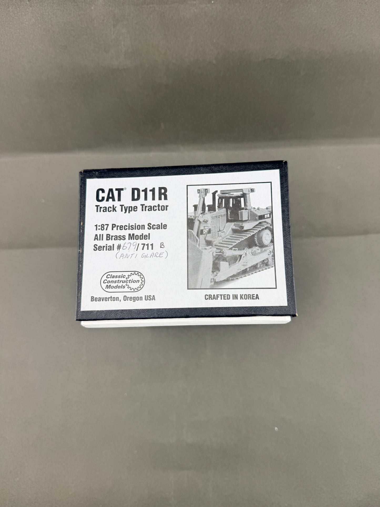 Classic Construction Models Caterpillar CAT D11R Track Type Tractor Limited Edition