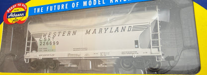 ATH 15493 HO RTR 226699 ACF 270 2 Bay Covered Hopper CSX  Ex Wm