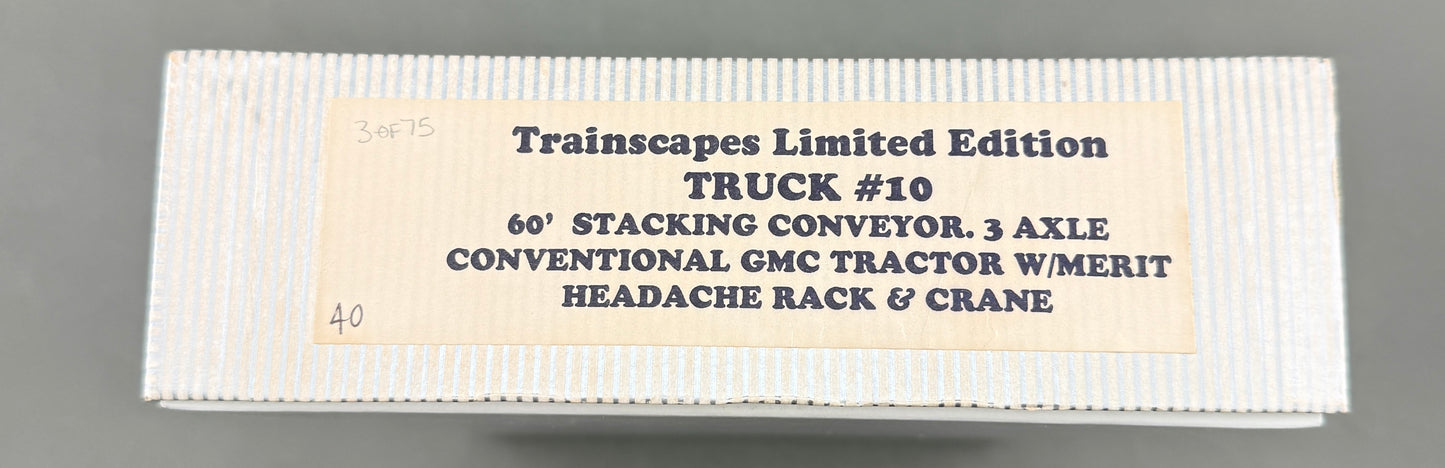 Trainscapes Limited Edition Truck #10 60' Stacking Coveyor 3 out of 75