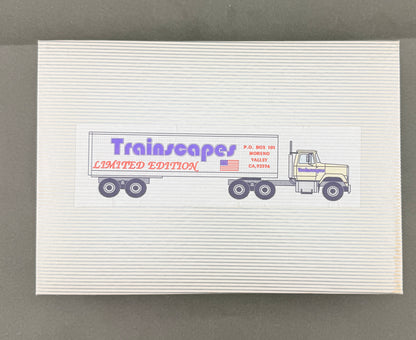 Trainscapes Limited Edition Truck #6 11 Axle Legrand Johnson Double Belly Dump, Mack Tractor 2 out of 75