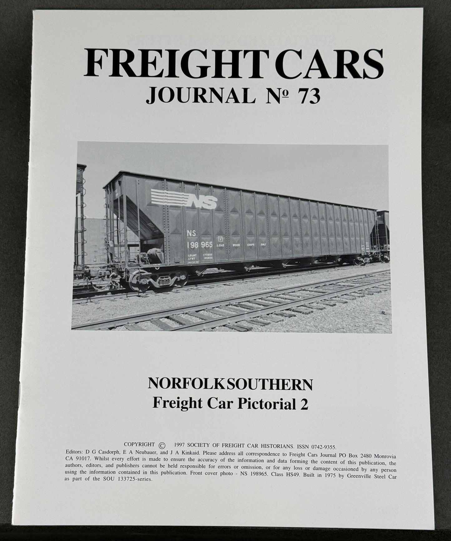 BK 73 Freight Cars Journal no 73 Norfolk Southern Freight Car Pictorial 2