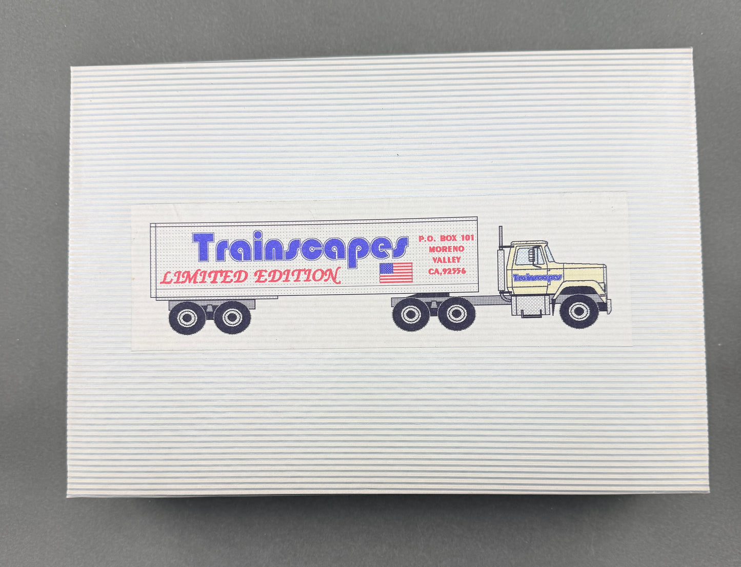 Trainscapes Limited Edition Truck #8 Lefebvre & Sons 108' Concrete I-Beam Hauler with Escort 4 out of 75