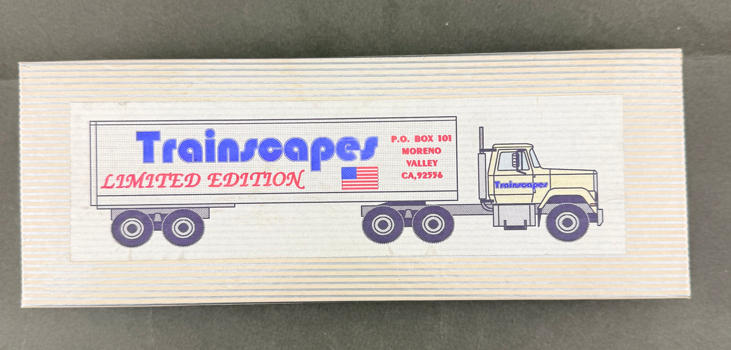 Trainscapes Limited Edition Truck #1 3 Axle Mack - Two 33' Double Axle Belly Dumps with Two Axle Dolly 2 out of 50