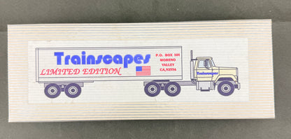 Trainscapes Limited Edition Truck #1 3 Axle Mack - Two 33' Double Axle Belly Dumps with Two Axle Dolly 2 out of 50