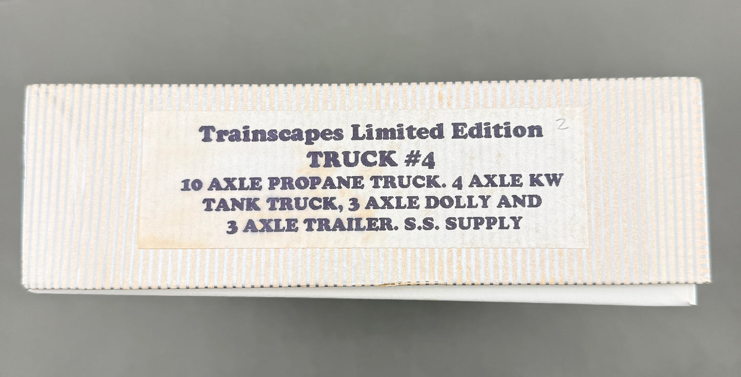 Trainscapes Limited Edition Truck #6 11 Axle Legrand Johnson Double Belly Dump, Mack Tractor 2 out of 75
