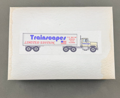 Trainscapes Limited Edition Truck #5 60' 3 Axle Portable Rock Crusher w/4 Axle Mack Tractor 1 out of 50