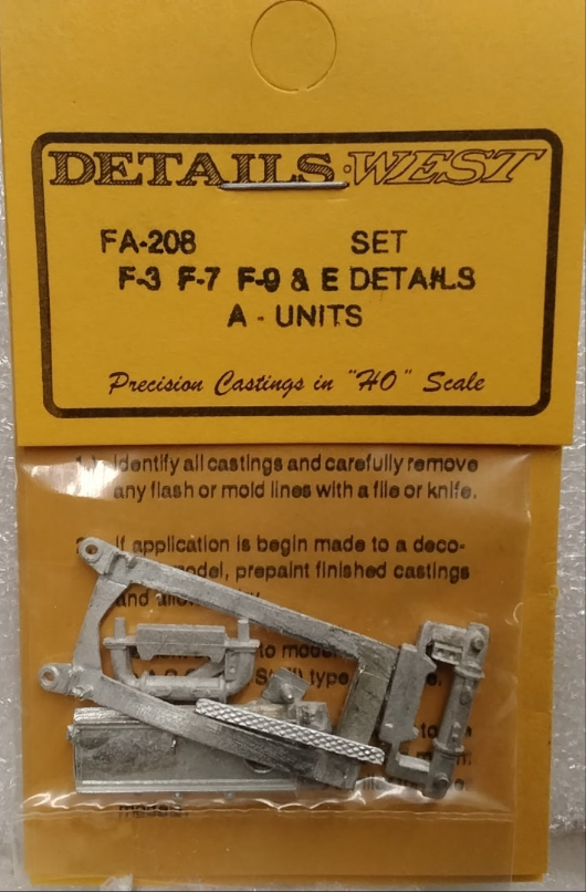 DW FA-208 F-3 F-7 F-9&E Details