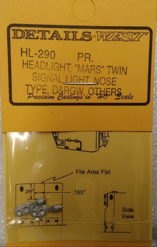 DW -HI-290 Headlight, "MARS" twin