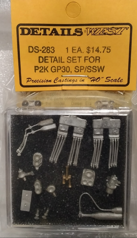 DW -DS-283 Detail kit for P2K GP30, SP/SSW
