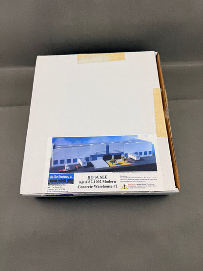 Nu-Line Structures Kit #87-1002 Modern Concrete Warehouse Kit #2