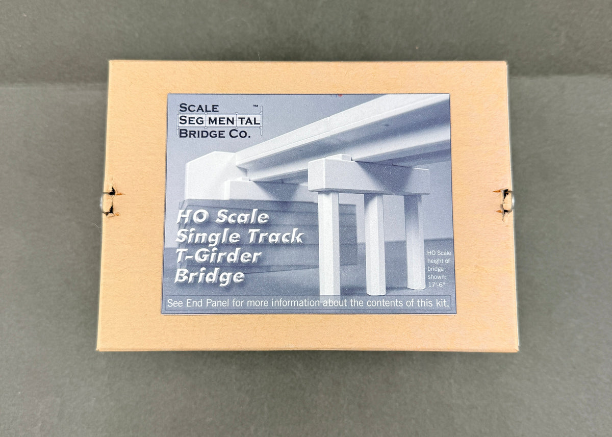 SSB T Girder Segmental Concrete Bridge HO Scale