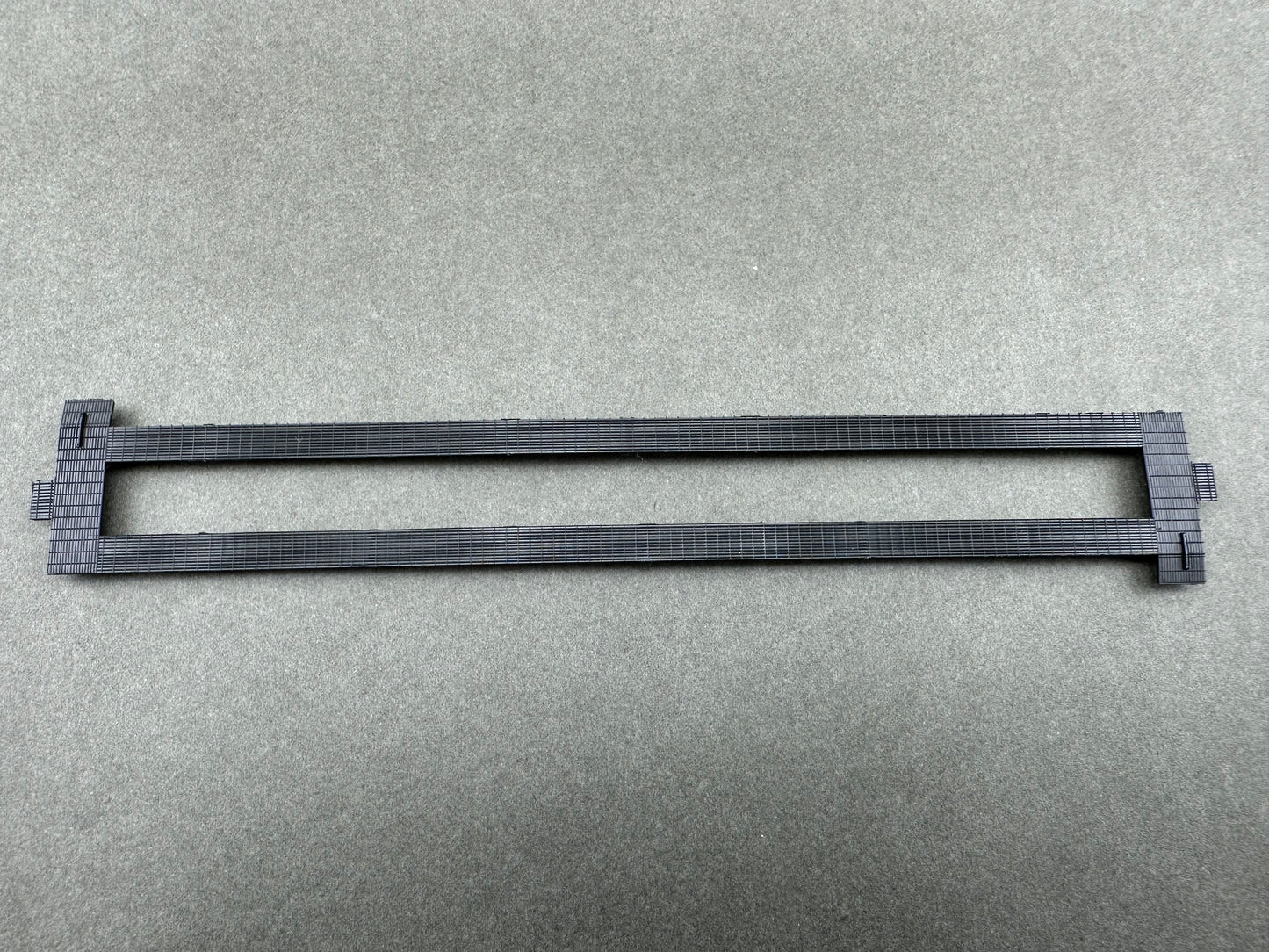ATH 53004 54' PS 16 Rib Covered Hopper Roofwalk Undec Black