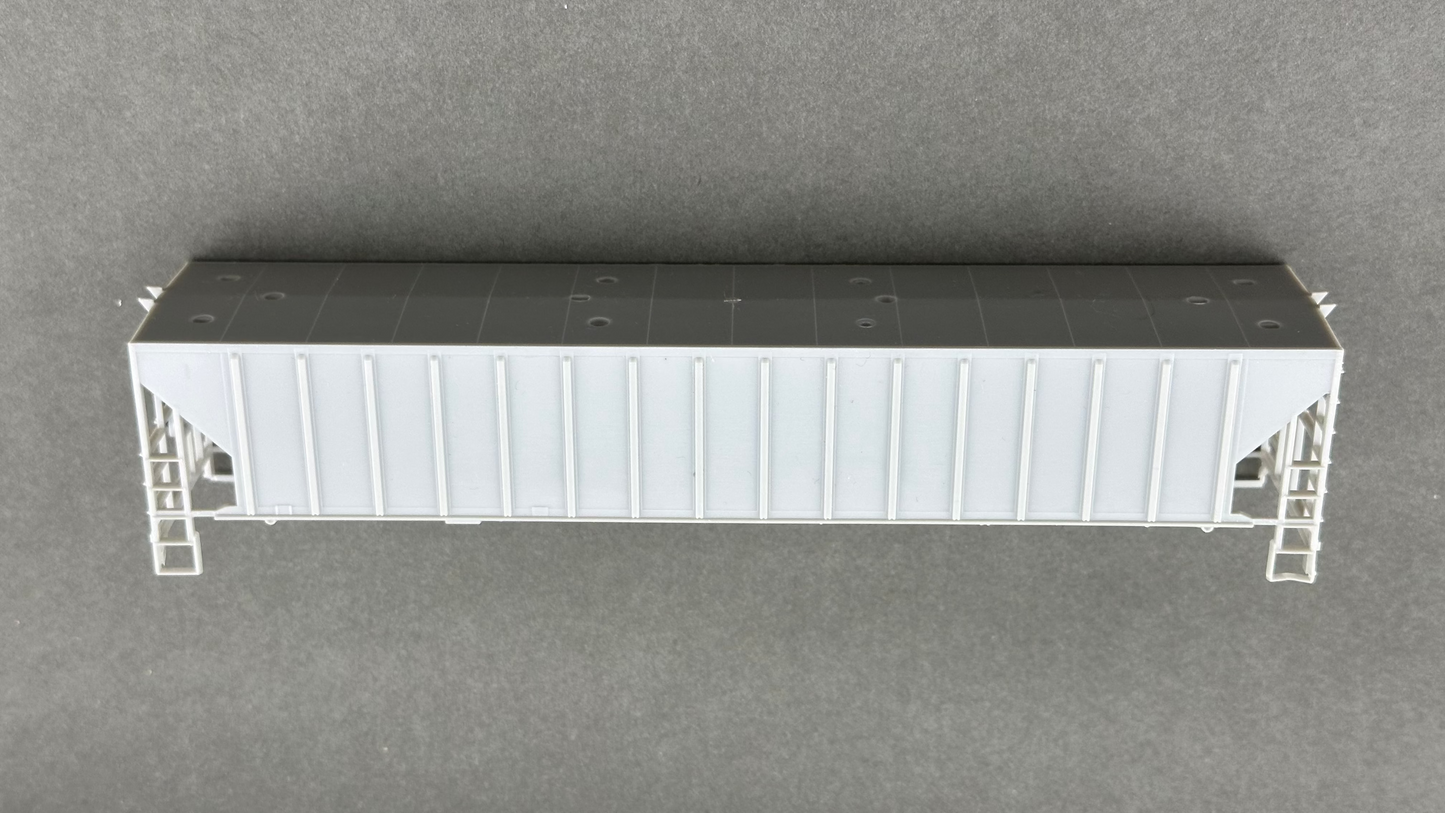 ATH 53000 54' PS 16 Rib Covered Hopper Body Undec Gray