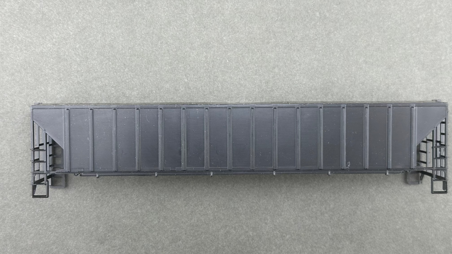 ATH 53000 54' PS 16 Rib Covered Hopper Body Undec Black