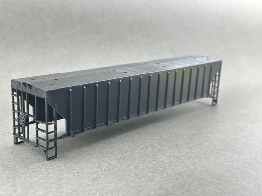 ATH 53000 54' PS 16 Rib Covered Hopper Body Undec Black