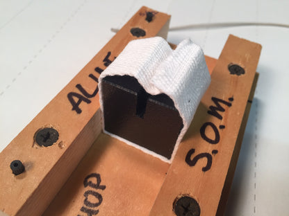 SOM - 1006  HO  track cleaner car Slider Block Loader Fixture (comes assembled and includes Keeper strip and hand tool) (slider block not included with kit)