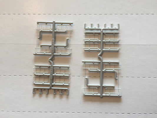 Ath - 43003 G   ladders and end details  50' PCF box car (pkg 2)