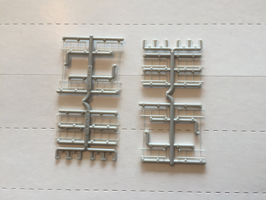 Ath-43003 G   ladders and end details  50' PCF box car (pkg 2)