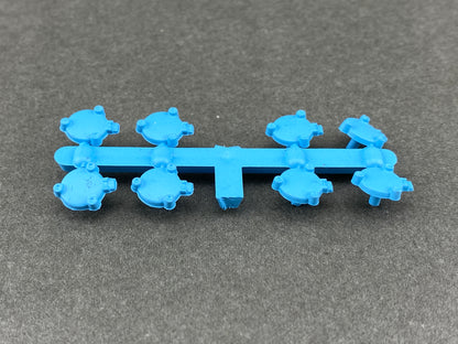 ATH 19055 Round Hatch for 55' ACF Center Flow Covered Hopper Light Blue